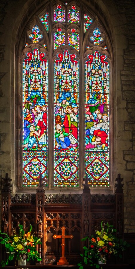 Marshfield Church Stained Glass Window